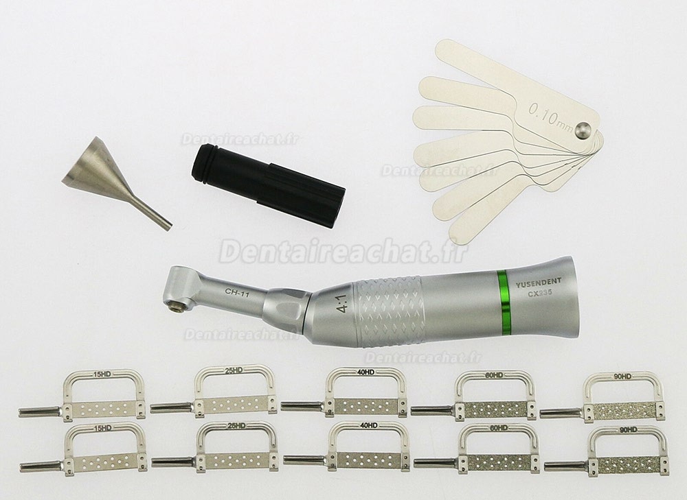 Yusendent® C3-11 4:1 Dentaire Orthodontique IPR Interproximal Émaillage Réduction Des Bandes EVA