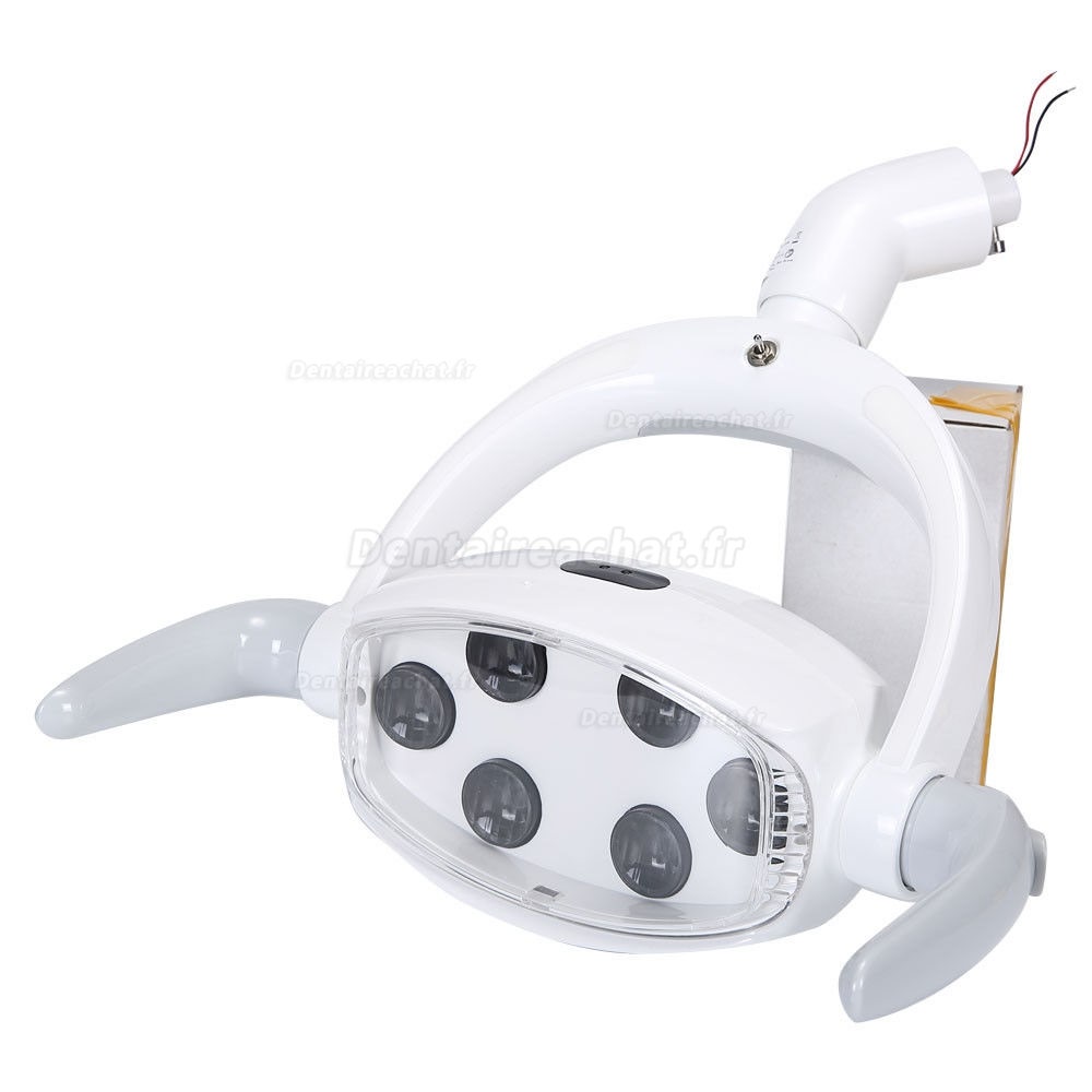 Yusendent CX249-7 10W Lampe orale dentaire lampe scialytique induction + Bras de lampe