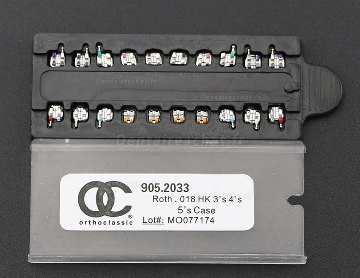20 Kit/ 400 pièces Mini Roth 018 345 Hooks Orthodontique Bracket en Métal